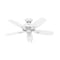 Hunter Hunter Builder 42 in. Snow White LED Indoor Ceiling Fan 52105 - alternate 4